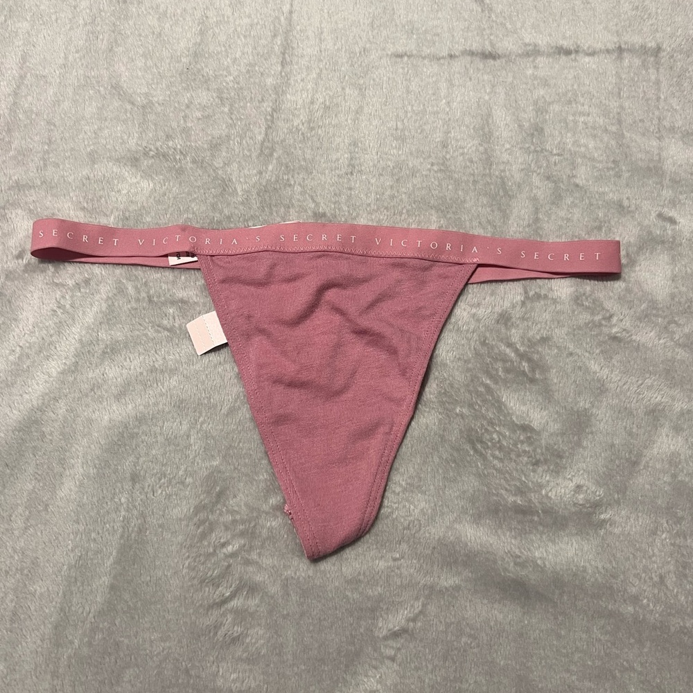 Victoria’s Secret Dusty Pink Cotton Underwear Thong (S)
